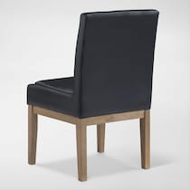 auburn dining black natural legs  pc dining room   