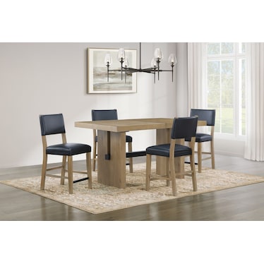 Auburn Counter-Height Upholstered Stool