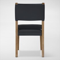 auburn dining black natural legs dining chair   