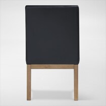 auburn dining black natural legs host chair   
