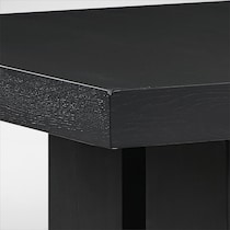 auburn dining light brown black legs  pc dining room   