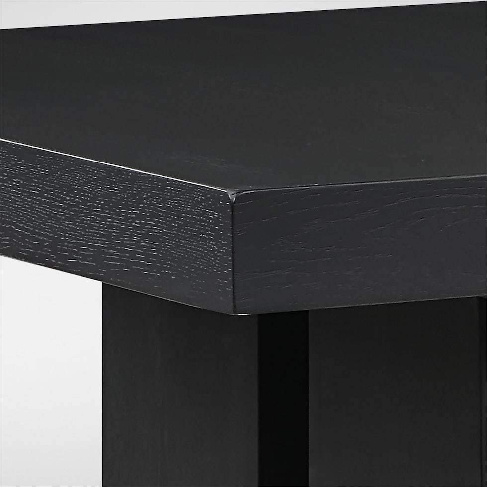 auburn dining light brown black legs  pc dining room   