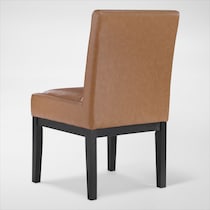 auburn dining light brown black legs  pc dining room   