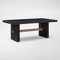auburn dining light brown black legs  pc dining room   