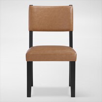 auburn dining light brown black legs  pc dining room   