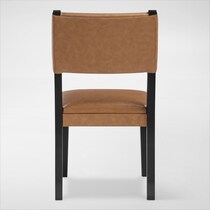 auburn dining light brown black legs  pc dining room   