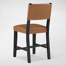 auburn dining light brown black legs counter height stool   