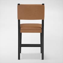 auburn dining light brown black legs counter height stool   
