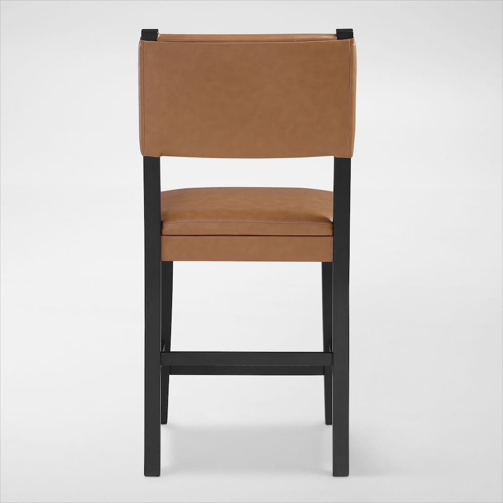 auburn dining light brown black legs counter height stool   