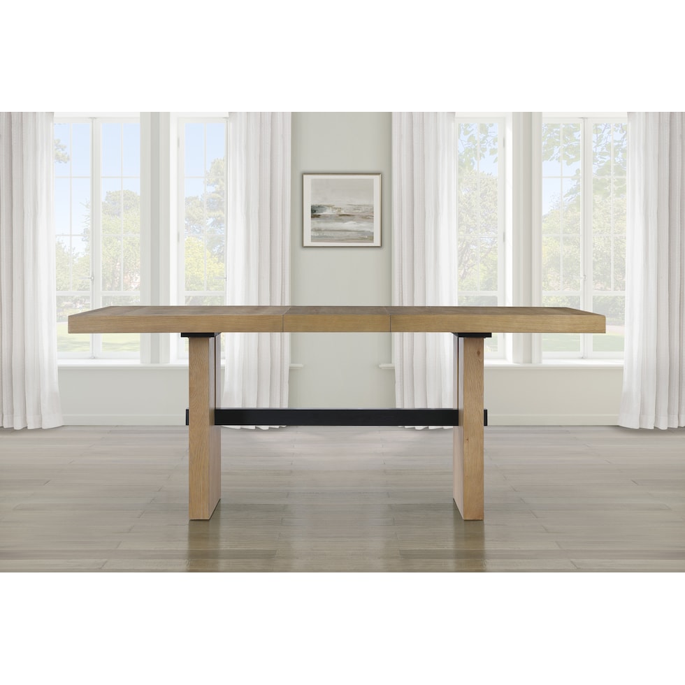 auburn dining light brown dining table   