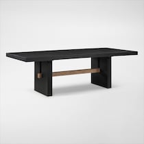 auburn dining white black legs  pc dining room   