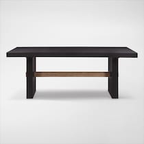 auburn dining white black legs  pc dining room   