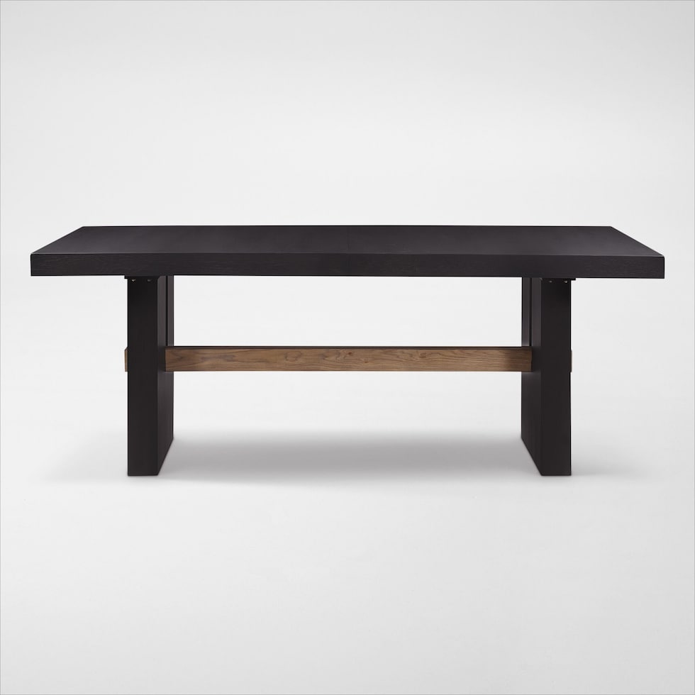 auburn dining white black legs  pc dining room   