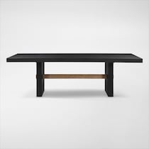 auburn dining white black legs  pc dining room   