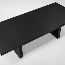 auburn dining white black legs  pc dining room   