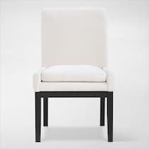 auburn dining white black legs  pc dining room   