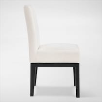 auburn dining white black legs  pc dining room   