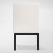 auburn dining white black legs  pc dining room   