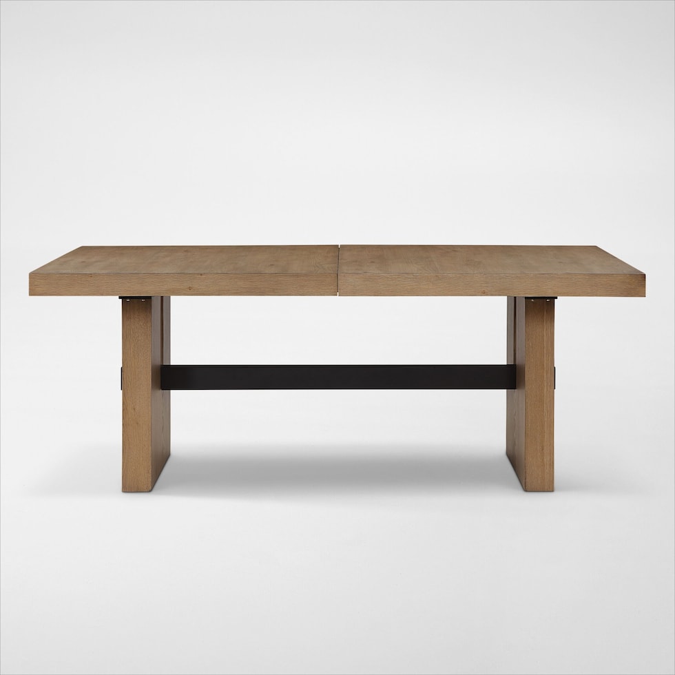 auburn dining white natural legs  pc dining room   