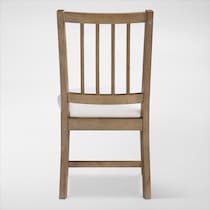 auburn dining white natural legs  pc dining room   