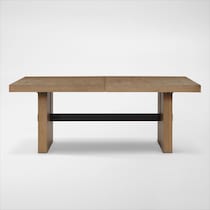 auburn dining white natural legs  pc dining room   