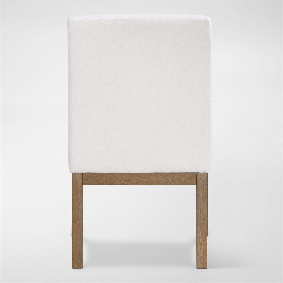 auburn dining white natural legs  pc dining room   