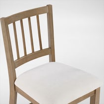 auburn dining white natural legs counter height stool   