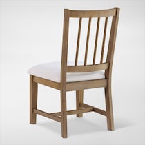 auburn dining white natural legs dining chair   