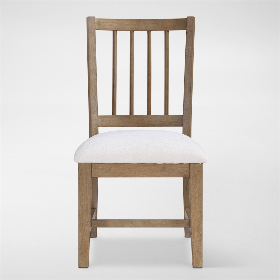 auburn dining white natural legs dining chair   