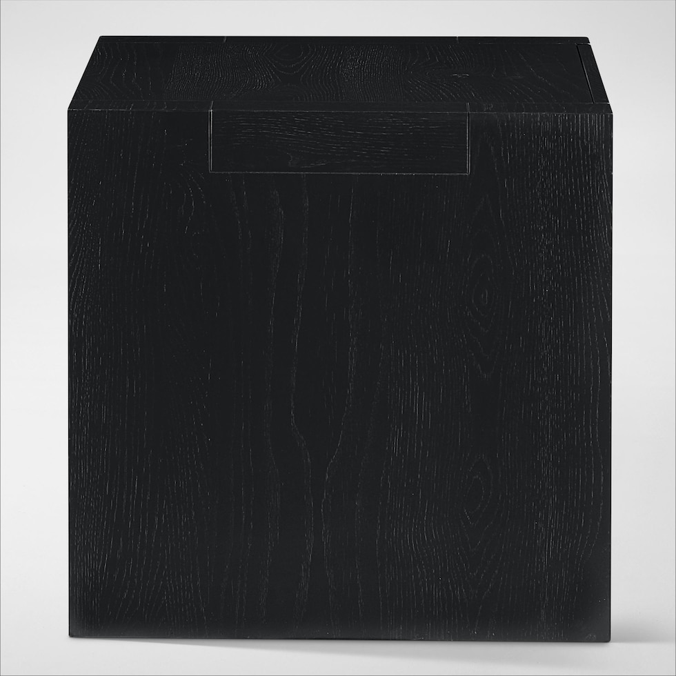 auburn tables black drawer end table   