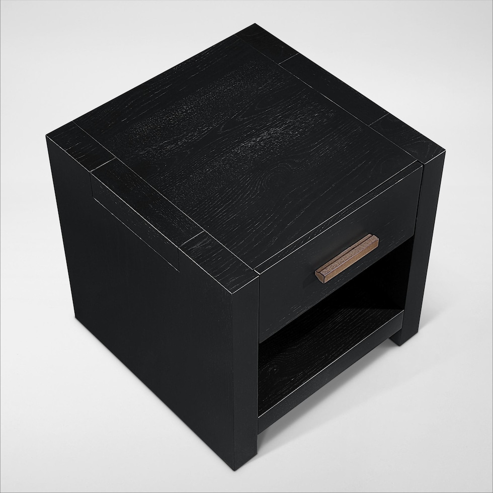 auburn tables dark drawer end table   