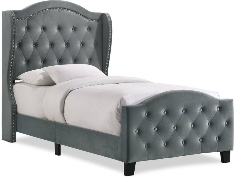 Audrey Upholstered Bed Value City Furniture