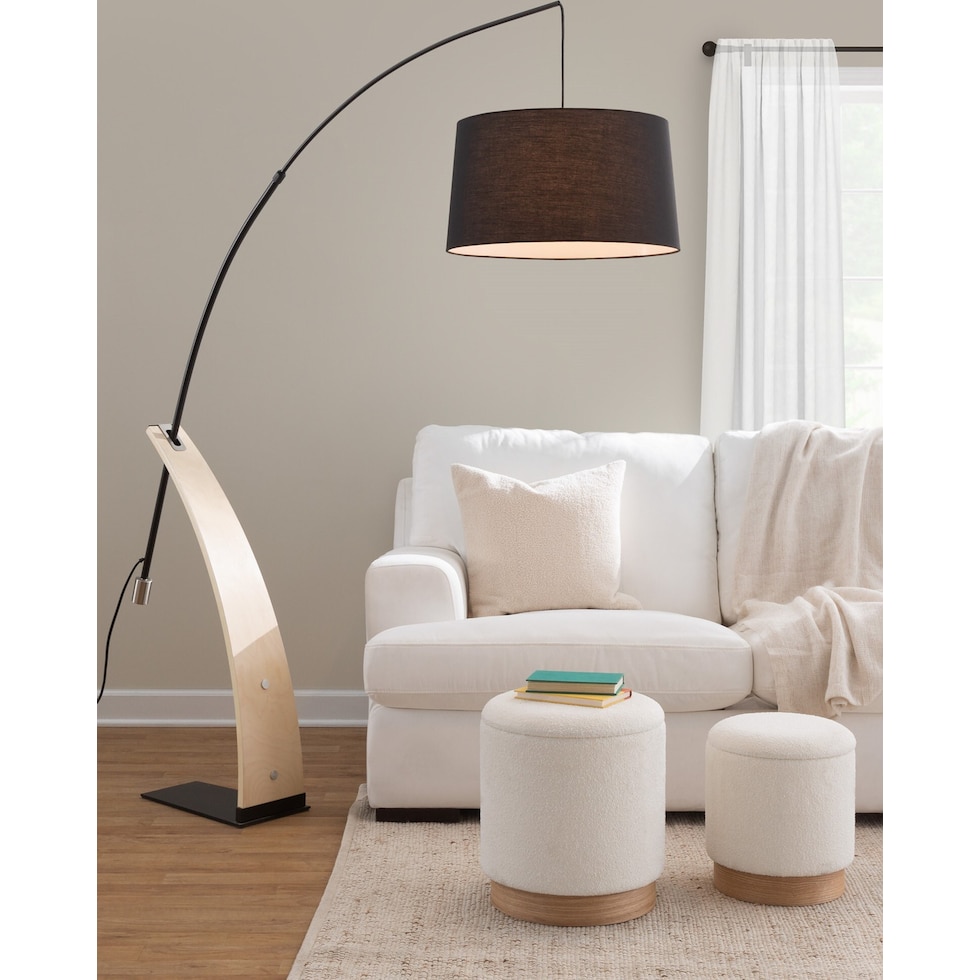 augie neutral floor lamp   