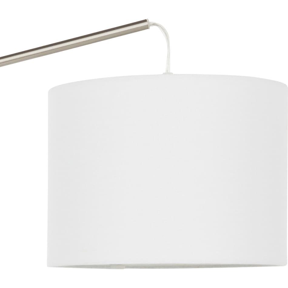 augie white table lamp   