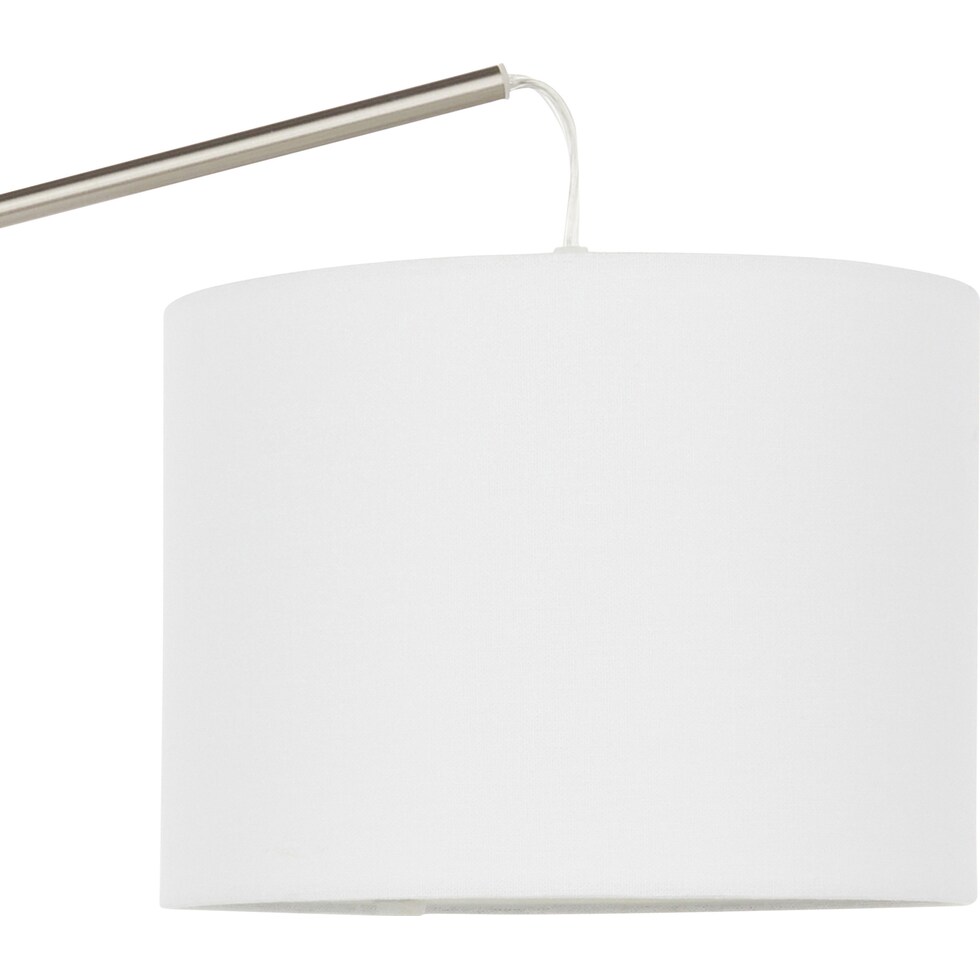 augie white table lamp   