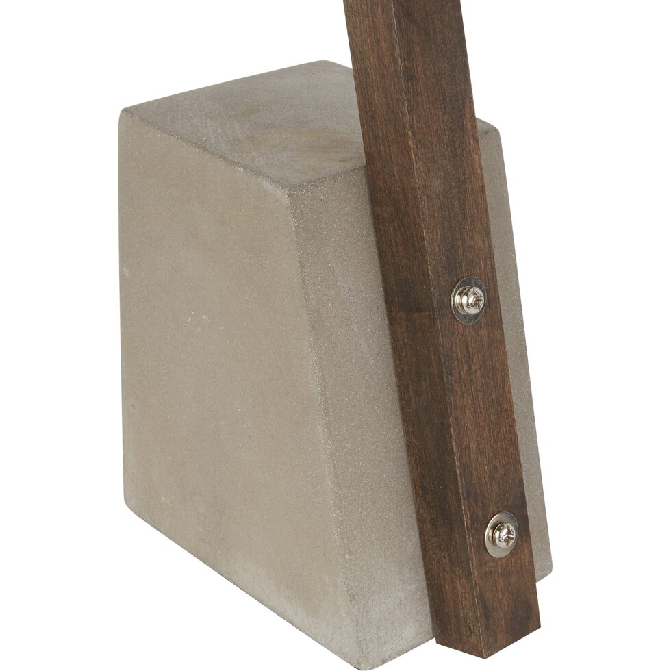augie white table lamp   