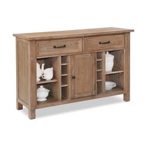 august light brown sideboard   