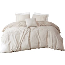 augusta light brown full queen bedding set   