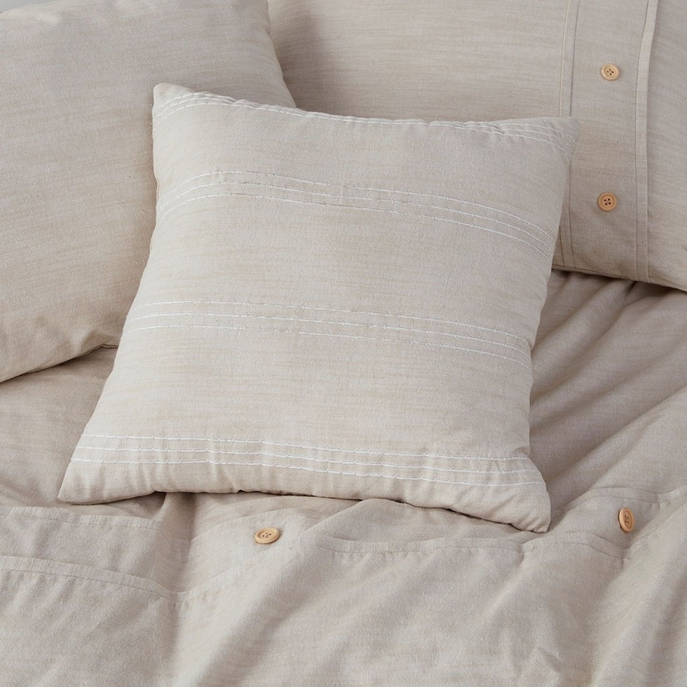 augusta light brown full queen bedding set   