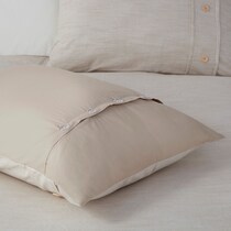 augusta light brown full queen bedding set   