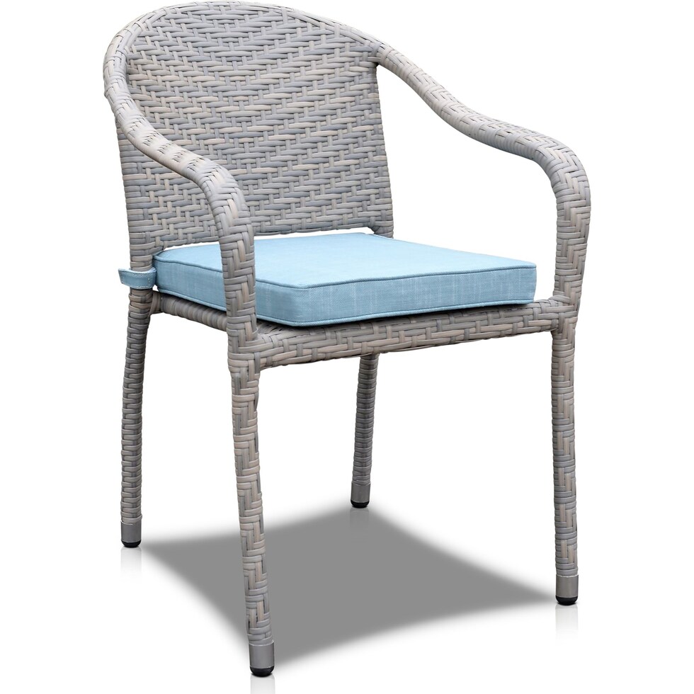 augusta light brown outdoor dinette   