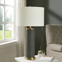 augustine gray table lamp   
