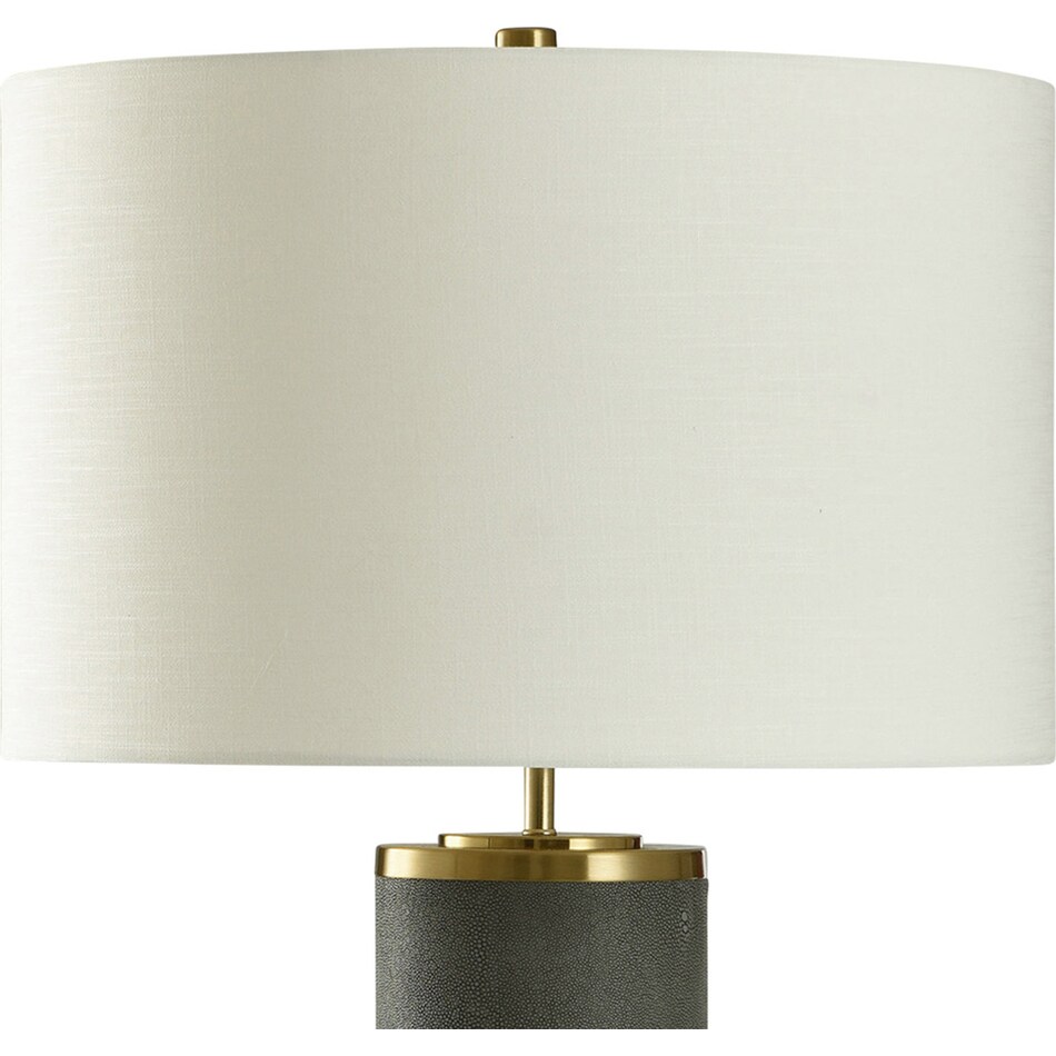 augustine gray table lamp   