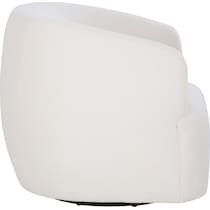 augustus white accent chair   