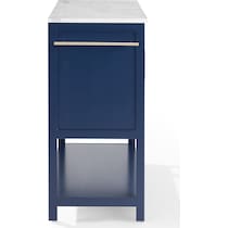 aura navy white kitchen island   