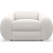 aura white recliner   