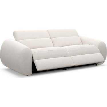 Aura Dual-Power Reclining Sofa - Ivory