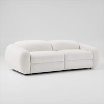 aura white sofa   