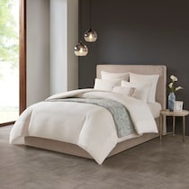 aurelia white king bedding set   