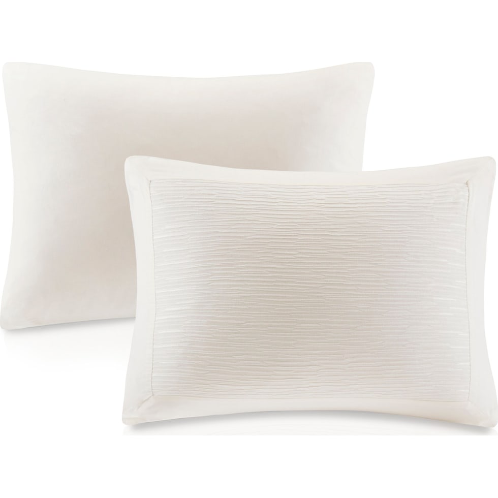 aurelia white king bedding set   